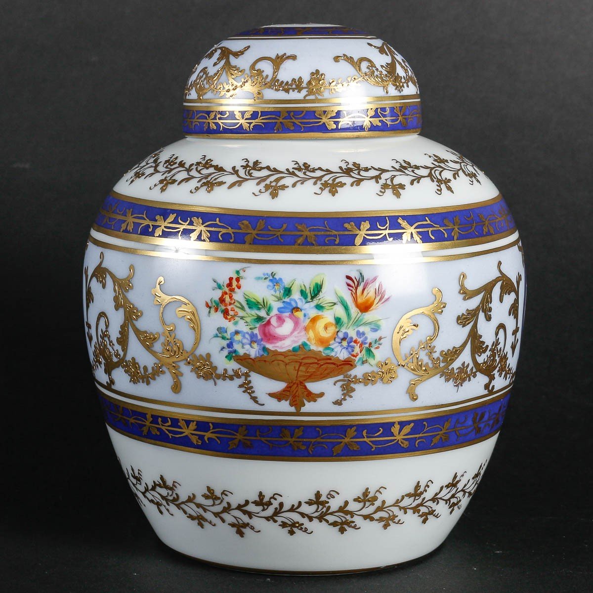Le Tallec “ginger Pot” Baron Jourdan Bleu-photo-4