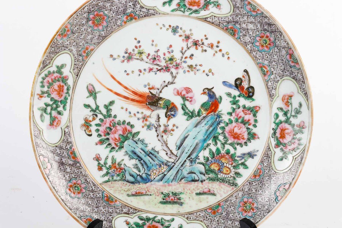 China Plate Late 18th Century-photo-2