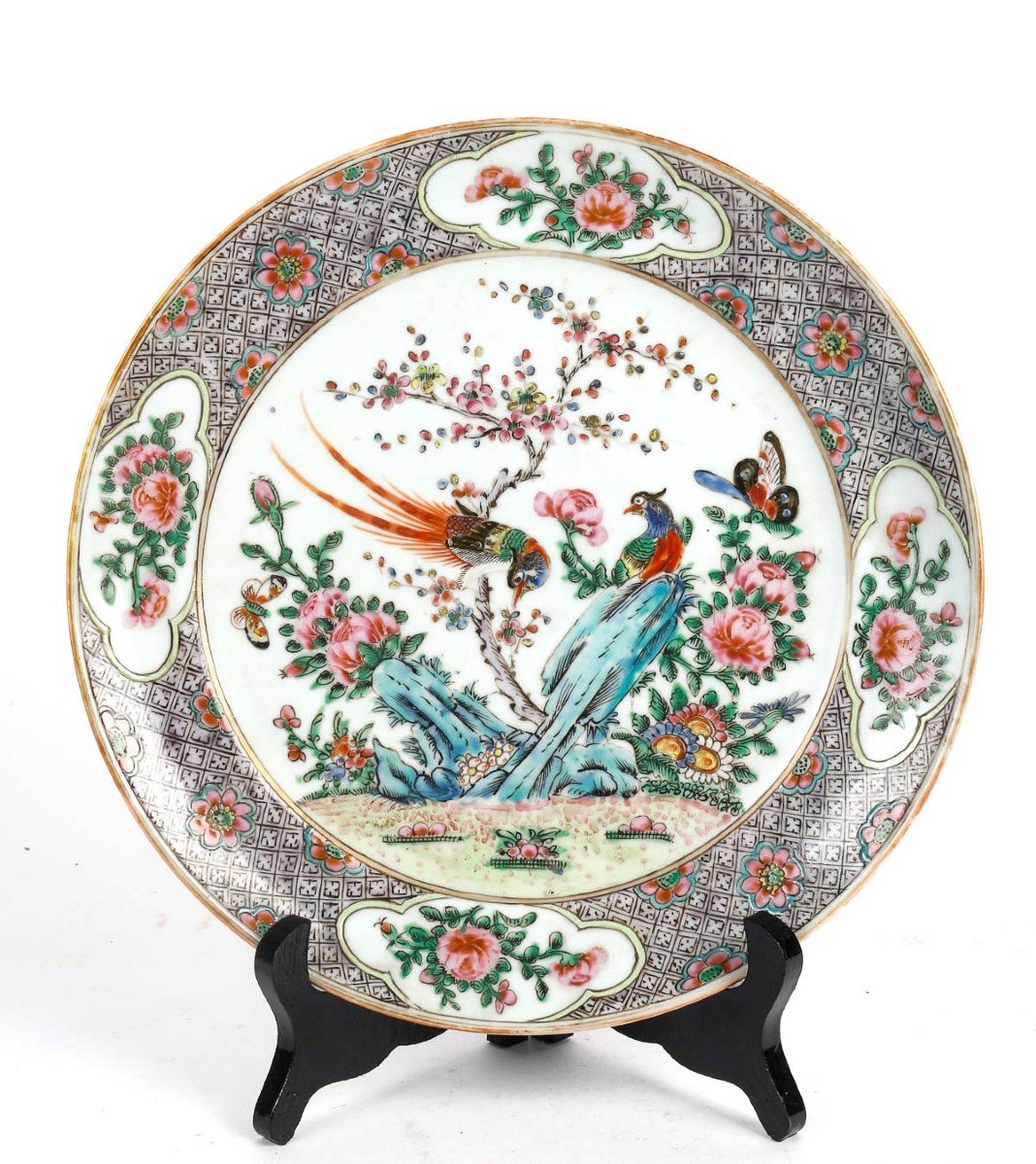 China Plate Late 18th Century-photo-3