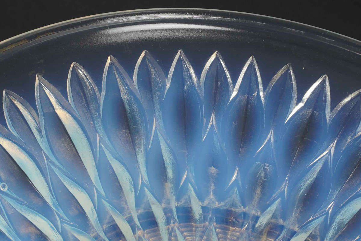 Large Art Nouveau Cup "silver And Opalescent Crystal" 1900/1920-photo-3