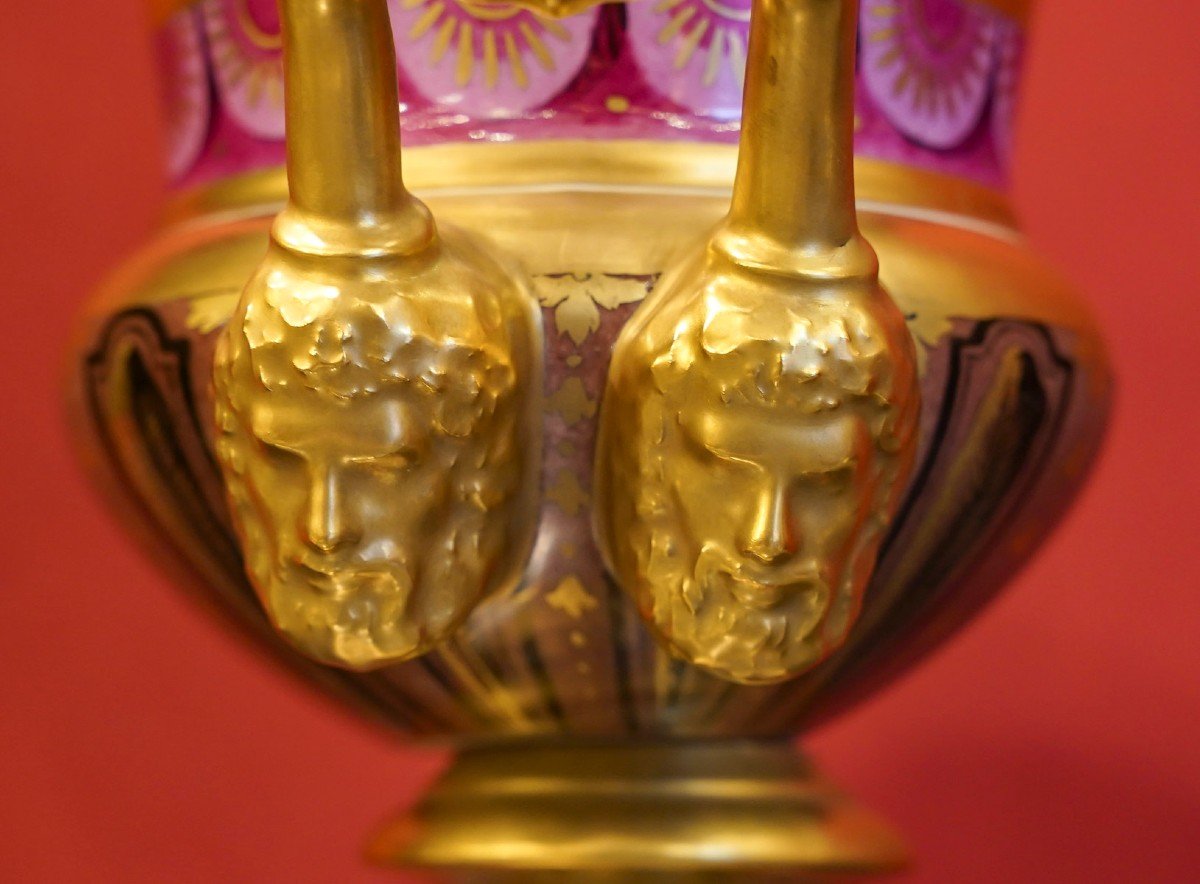  Le Tallec “pair Of Medici Vases” (yellow, Black And Fuschia) -photo-4