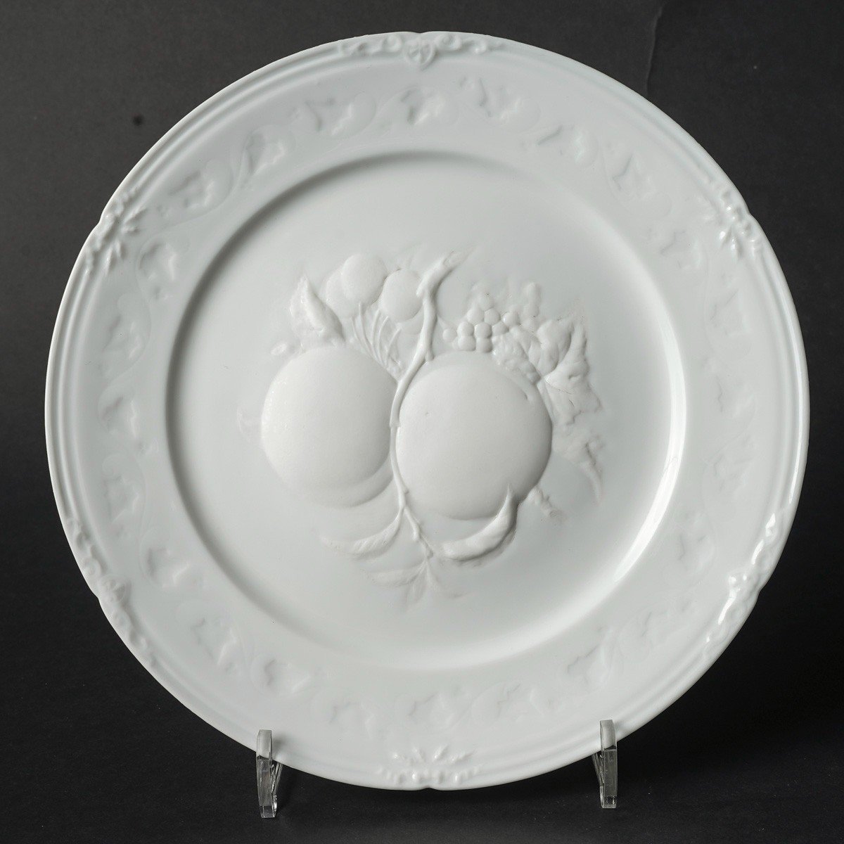 Cinq Assiettes Du  Service Cérès Riche  "jean Pouyat" 1855 Limoges -photo-3