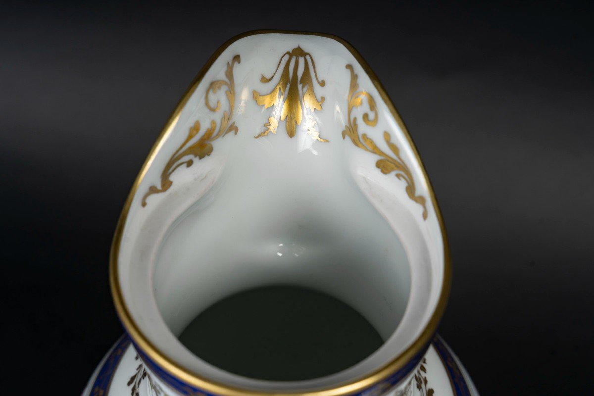 Le Tallec: Orangeade Jug And Its “baron Jourdan Bleu” Tray-photo-5
