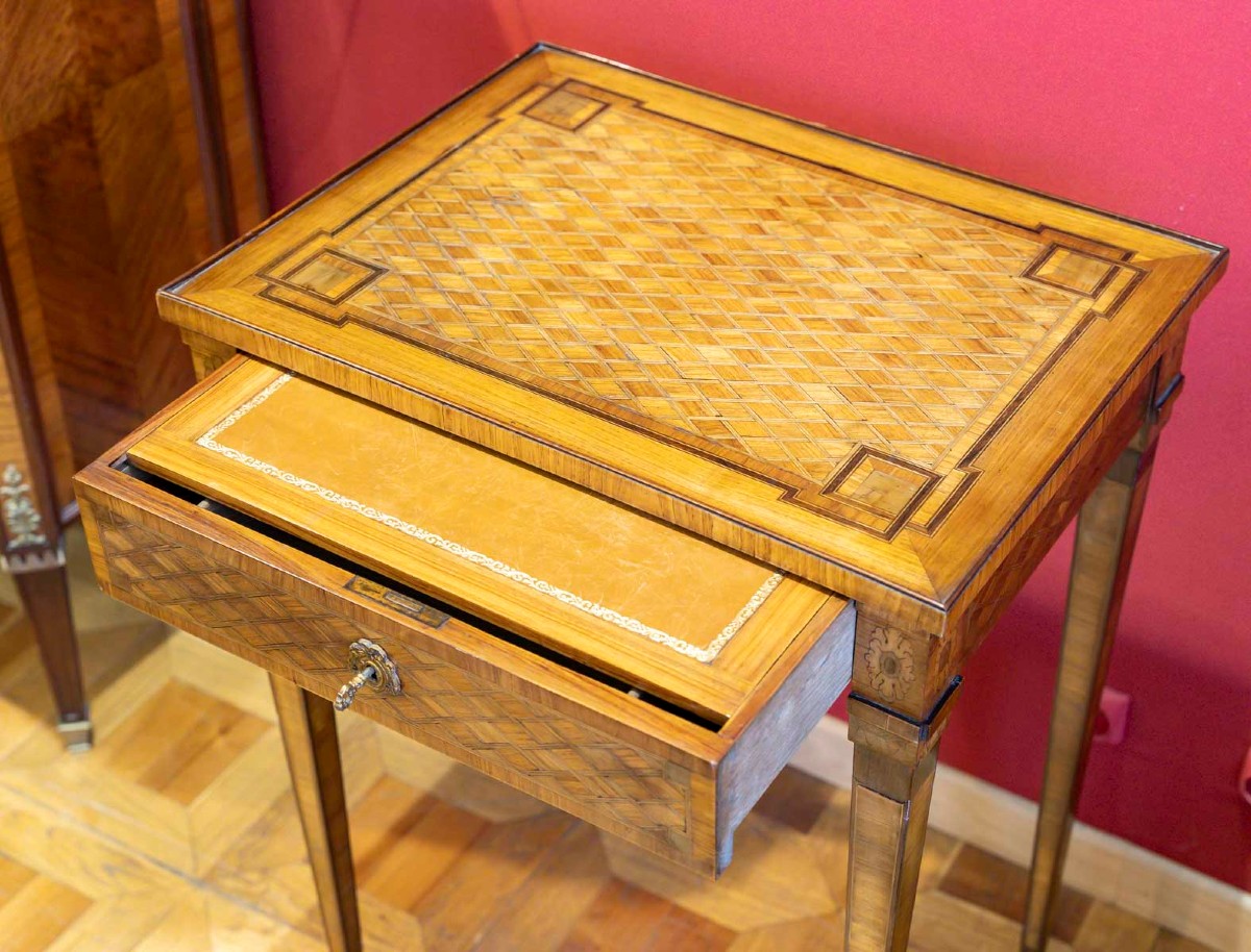 Table de Salon à transformation Style Louis XVI-photo-2