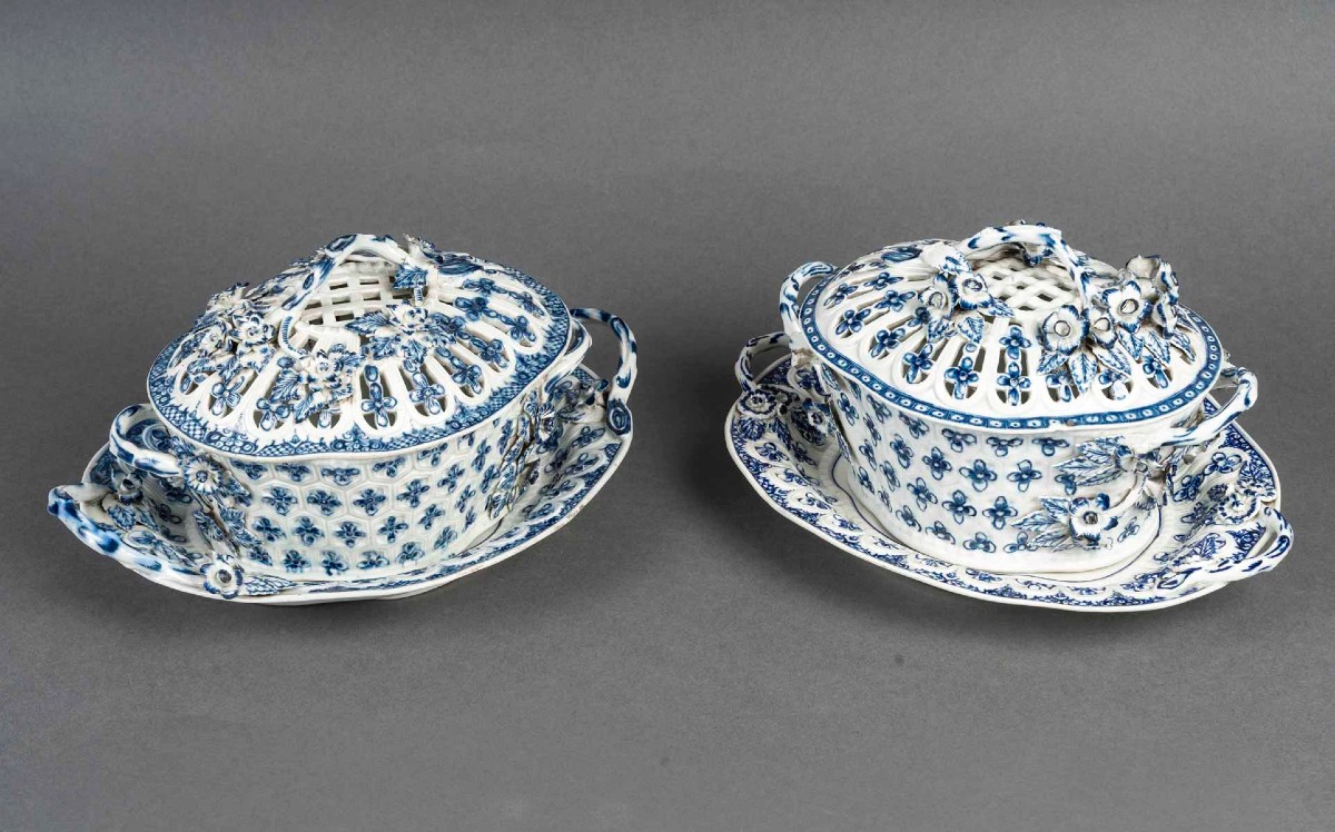 Paire de Marronnières XVIIIème  Worcester