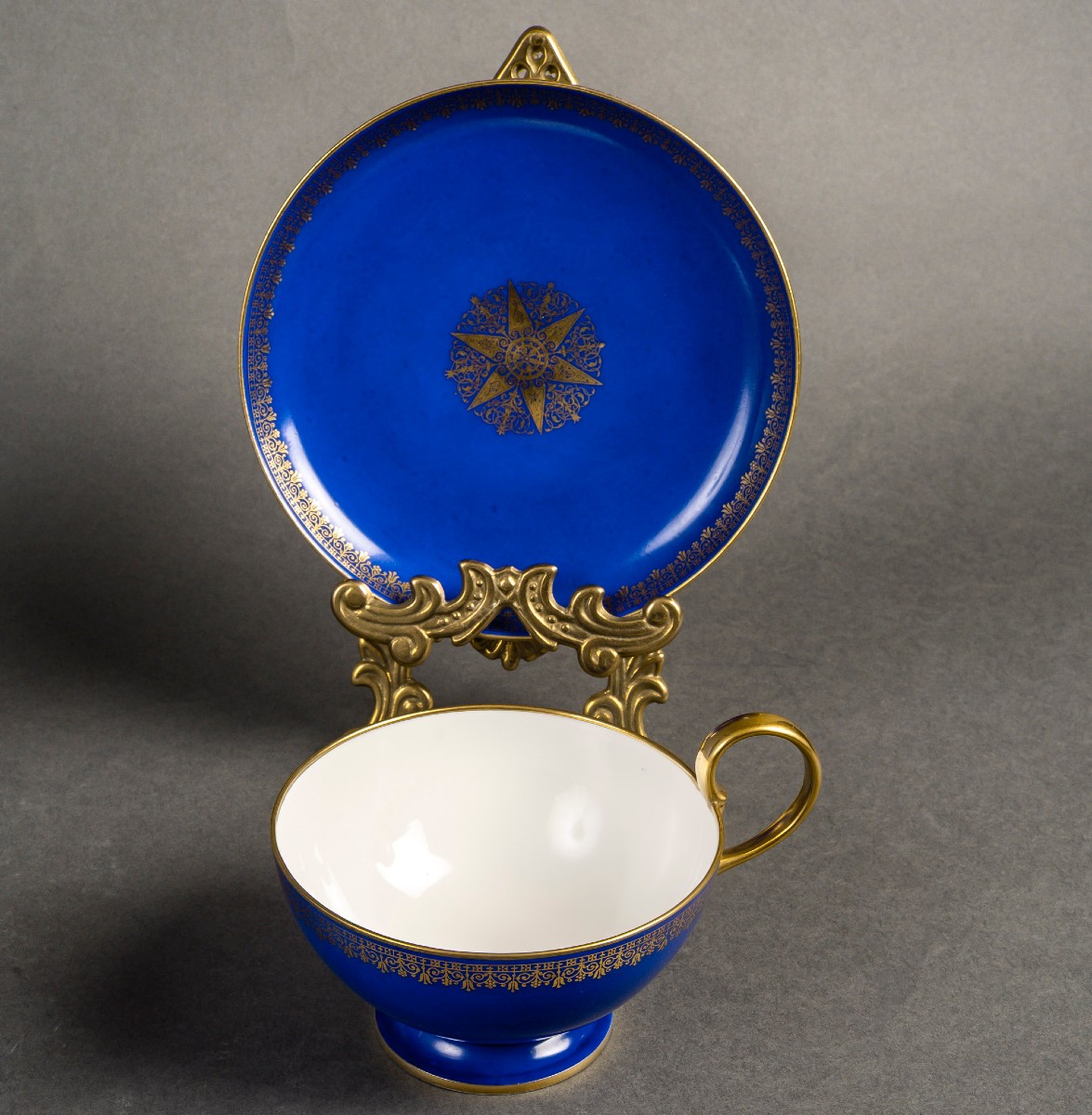 Paire de Tasses à Déjeuner Sèvres  1870-photo-2