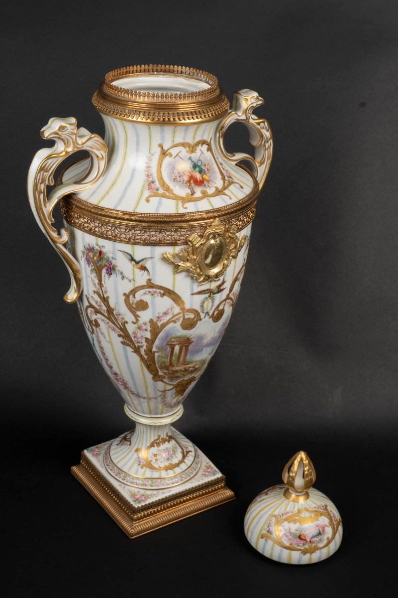 Grand Vase couvert  At. à Le Tallec Paris 1930-photo-1