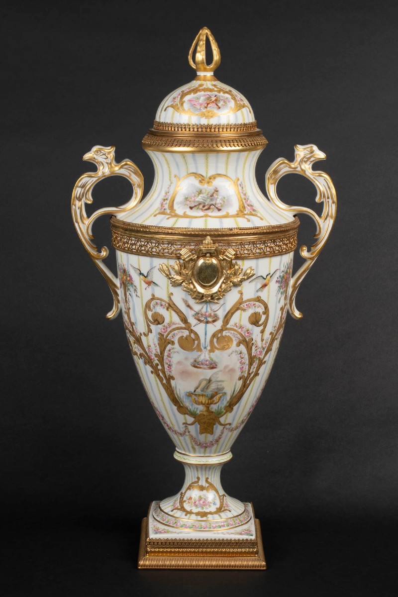 Grand Vase couvert  At. à Le Tallec Paris 1930-photo-5