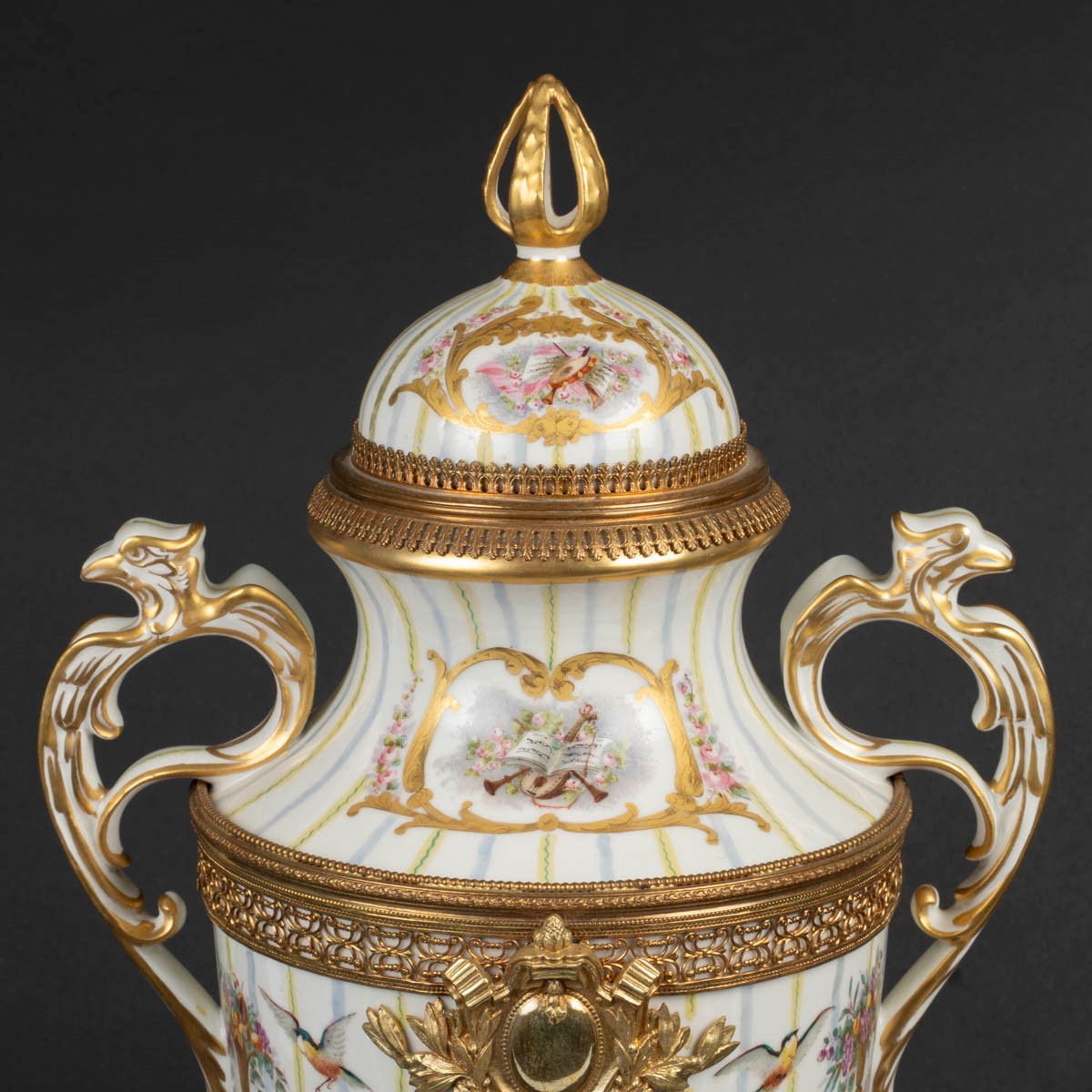 Grand Vase couvert  At. à Le Tallec Paris 1930-photo-6