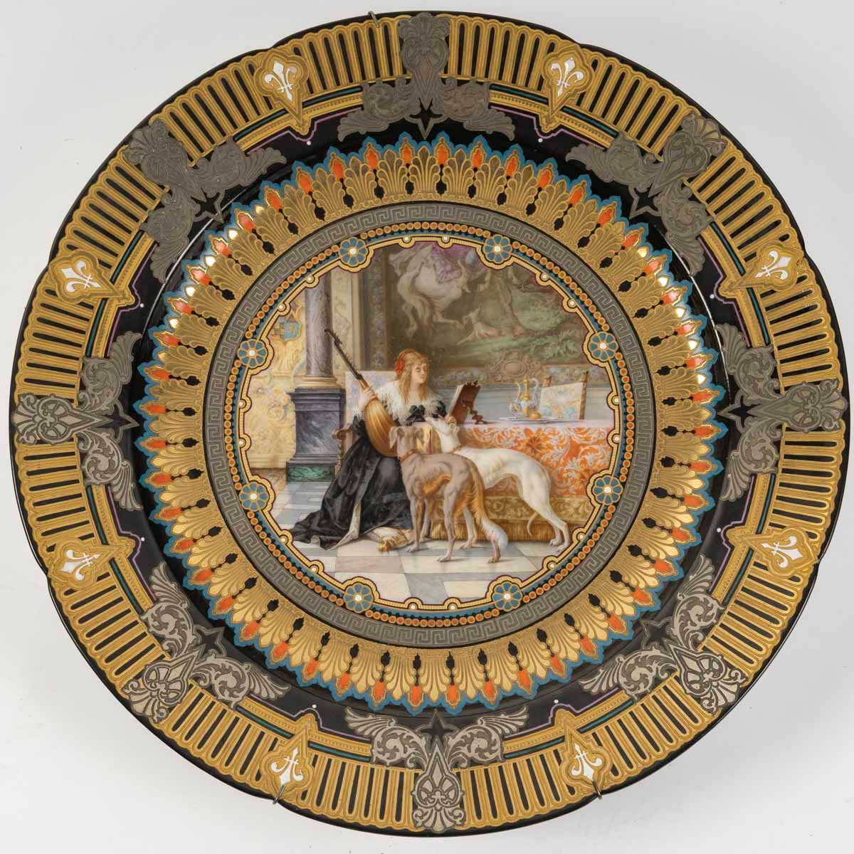 Grand Plat St Renaissance By Jacques Casteras France 1892