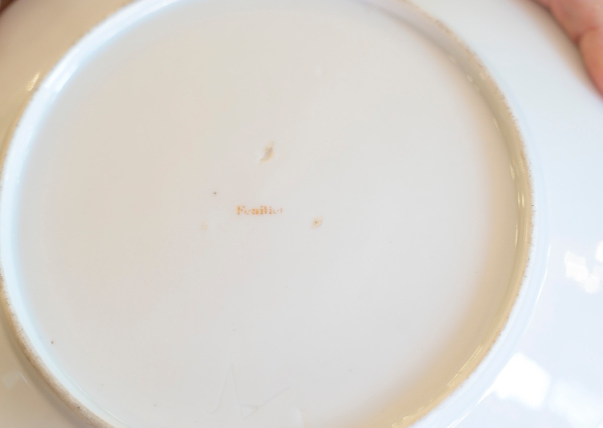 Service à Thé Chinoisant en porcelaine de Paris par " Feuillet1815-photo-4