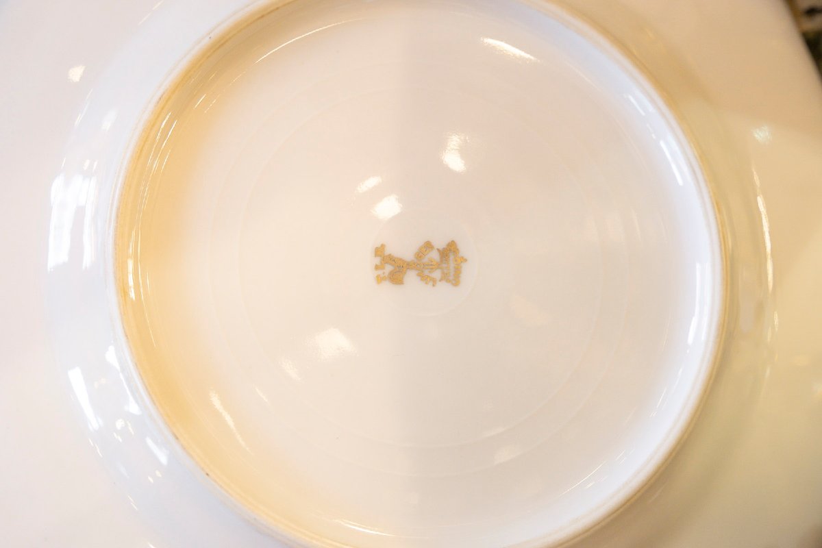 Service à Café+ Thé+ Gâteaux Bleu de Sèvres et Or "Art Déco " 1920  TLB-photo-6