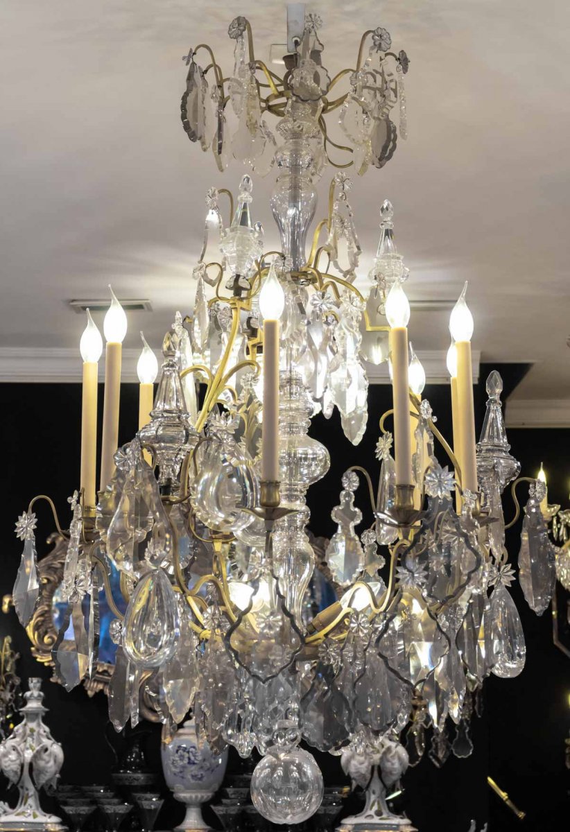 Large Cage Chandelier 19em (12 Lights)-photo-2