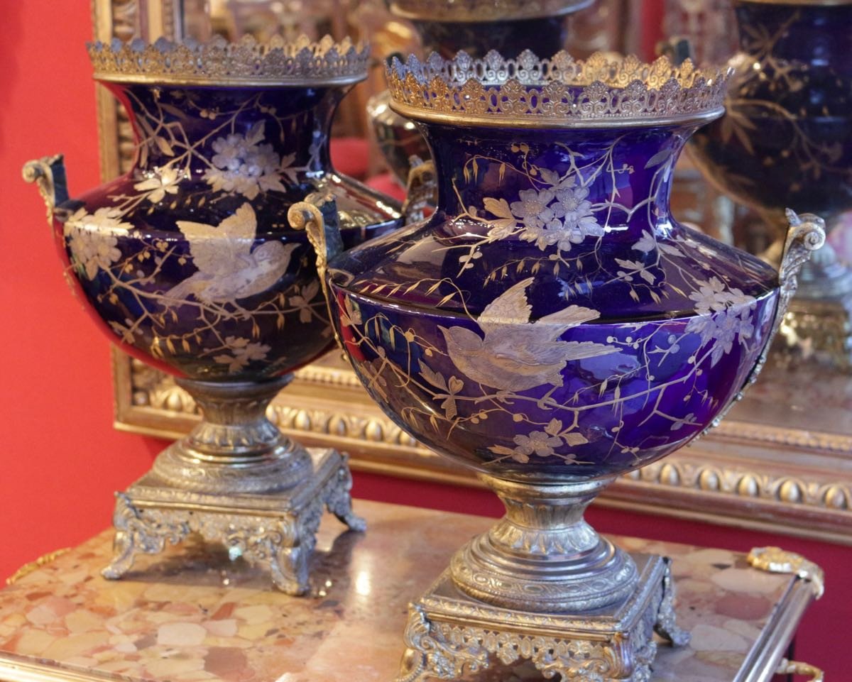 Pair Of Sèvres Bleu De Sèvres France Nineteenth