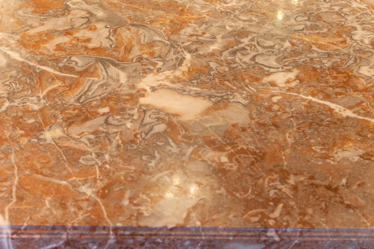 Large White And Gold Table (or Console) St. Louis XVI-photo-3
