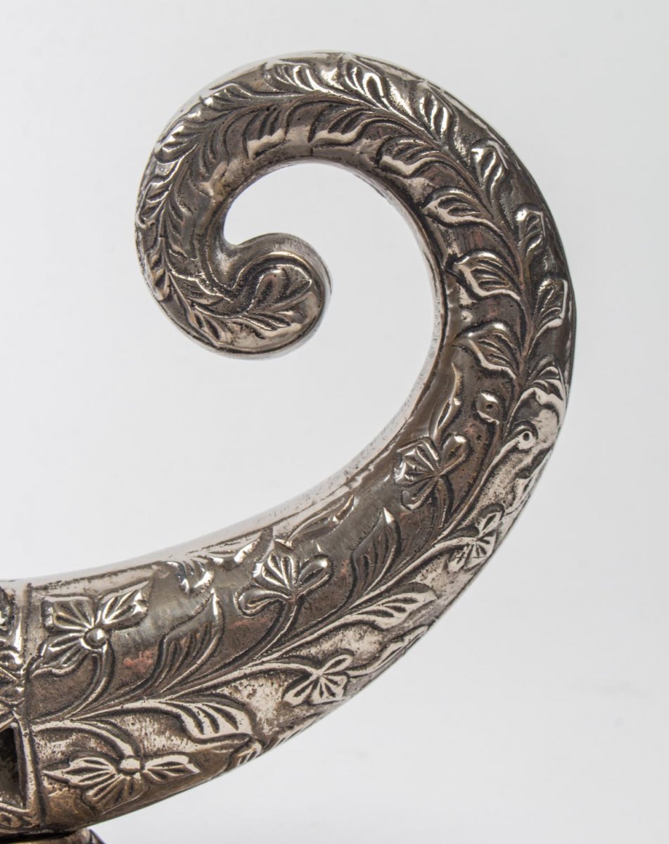Abundance  Horn In Sylver Bronze And Cristal-photo-1