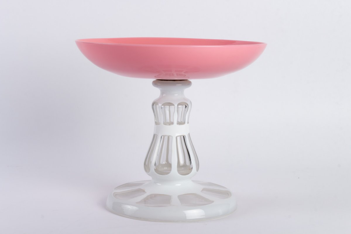 XIXth Overlay Cup + Pink Opaline-photo-1