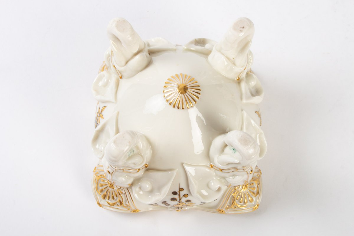 Trois coupes  aux Eléphants   (Royal Worcester)-photo-5