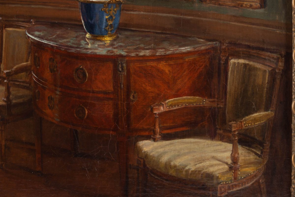 J.C.Rosenberg    Scène d'intérieur (XIXème)-photo-3