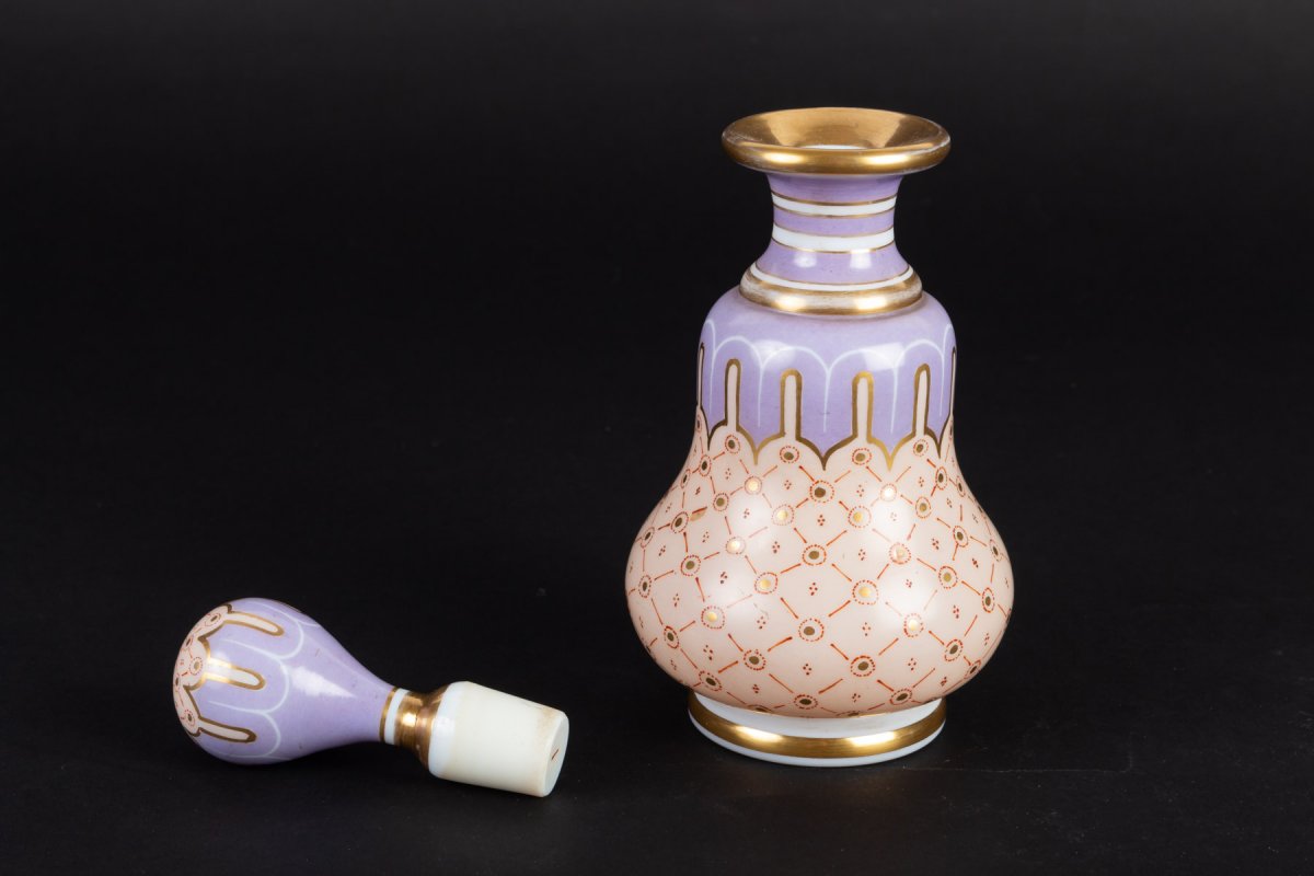 Mid XIXth Opaline Perfume Bottle-photo-4