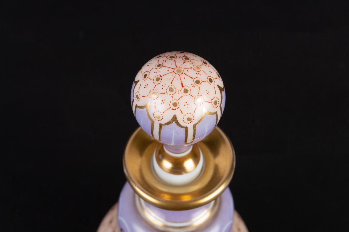 Mid XIXth Opaline Perfume Bottle-photo-3