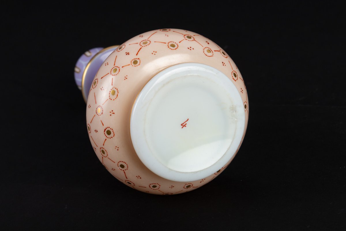 Flacon à Parfum  Opaline   milieu XIXème-photo-4