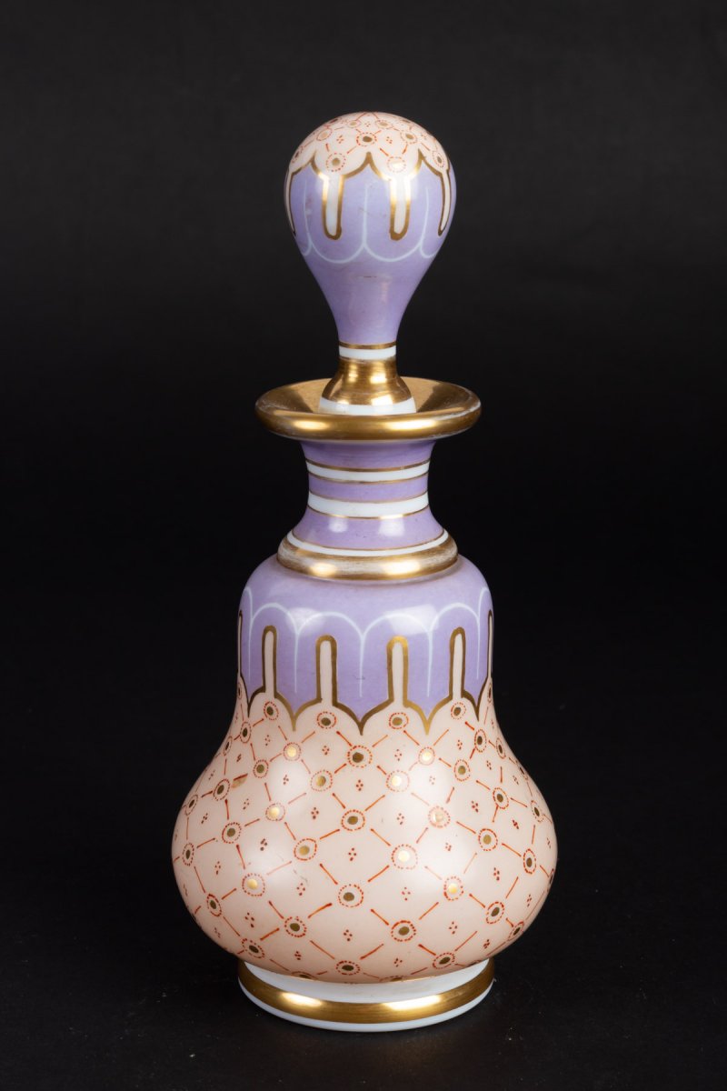 Flacon à Parfum  Opaline   milieu XIXème