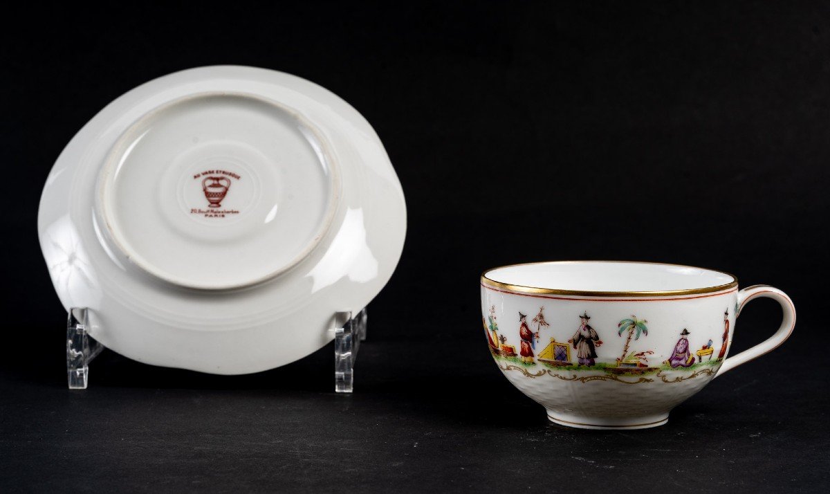 Tea Service "to The Chinese" Théodore Haviland 1894 Limoges-photo-1