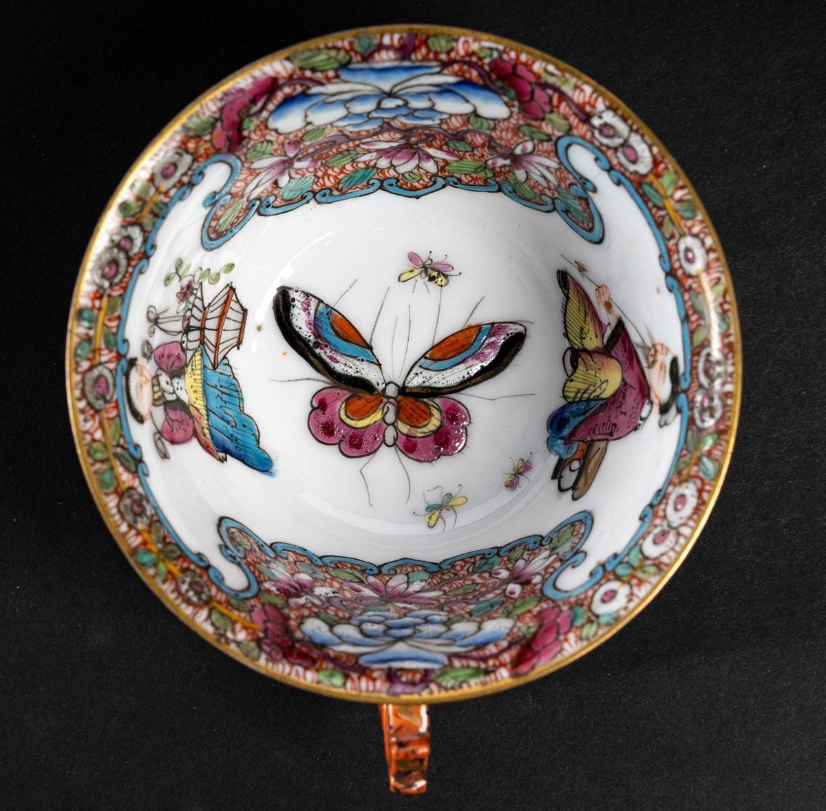 Butterfly Tea Service "bayeux" France 1820/1830-photo-1