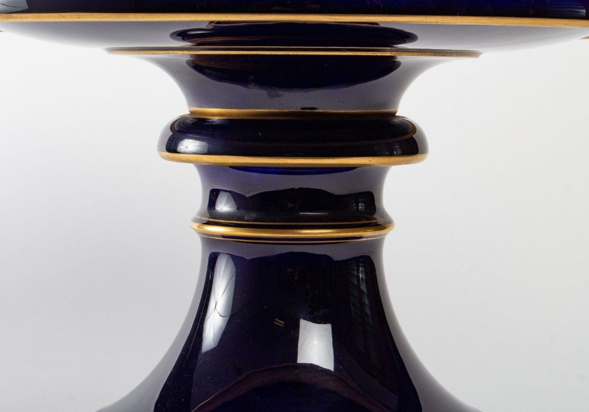 Very Large Cup Of The National Manufacture Of Sevres (xixth Century)-photo-4