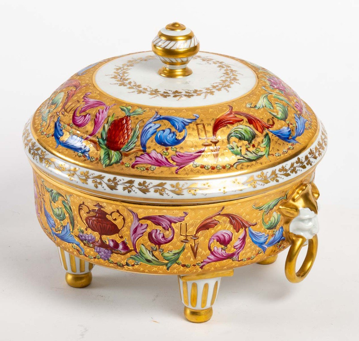 Le Tallec Very Large Covered Bowl Angoulème Decor-photo-3