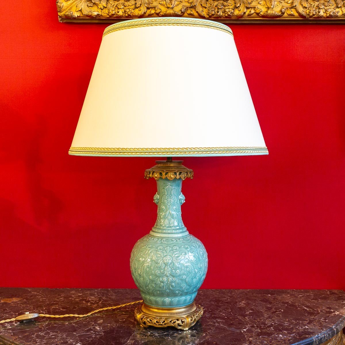 Paire de Lampes Céladon -photo-2