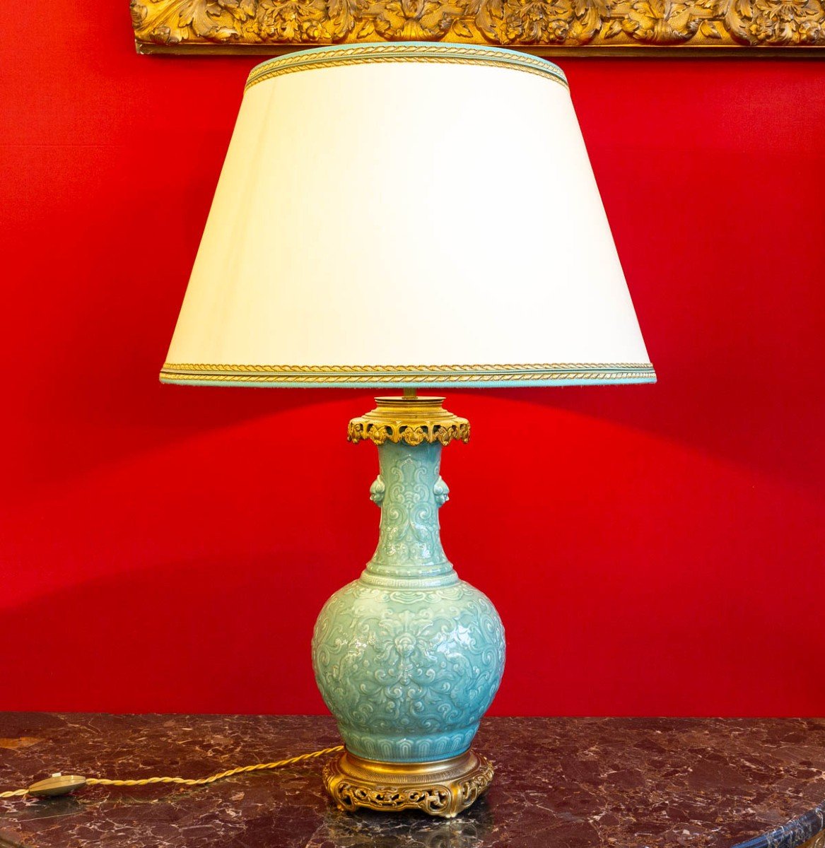 Paire de Lampes Céladon -photo-3