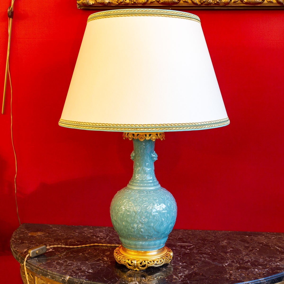 Paire de Lampes Céladon -photo-1