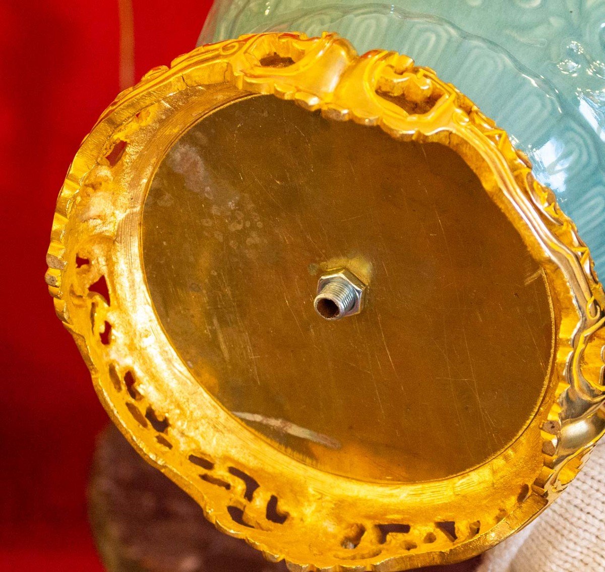 Paire de Lampes Céladon -photo-2