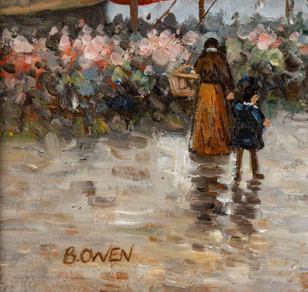 B.OWEN " Marché aux Fleurs  " Place de la République à PARIS -photo-2