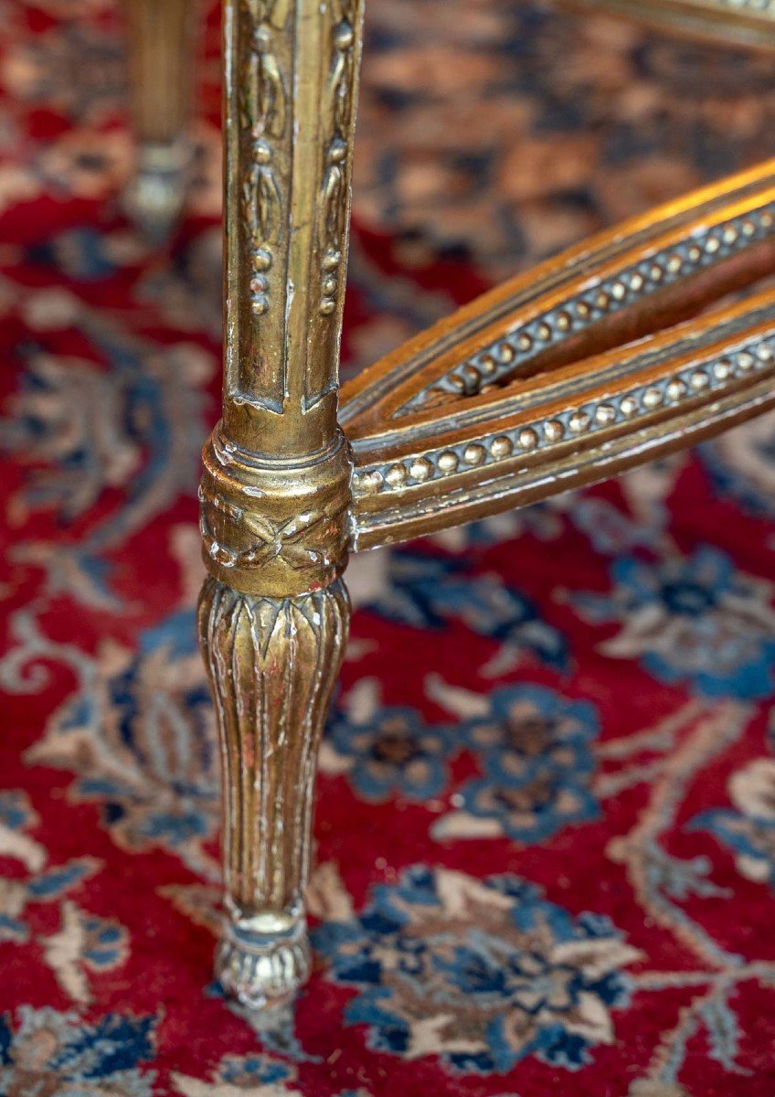 Gilded Wooden Table St Louis XVI Period Niii-photo-1