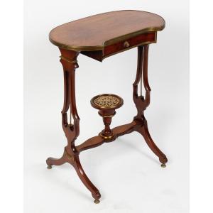 Lyre Kidney Shaped Table 19th Century