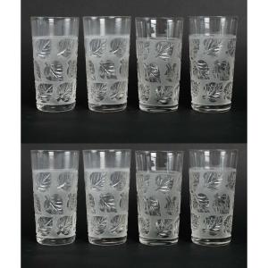 Eight “baccarat” Glasses 1880