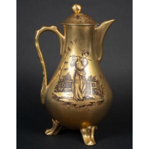 Le Tallec “choiserie On Gold: Large Coffee Pot”