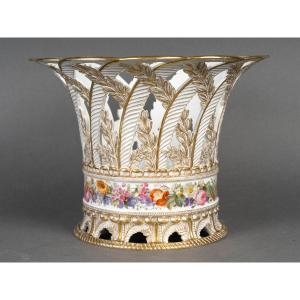 Grande Corbeille en porcelaine de Sèvres 1849