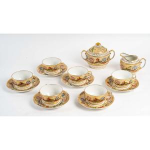 Eight Cups "le Tallec" Angouleme Pattern 1932