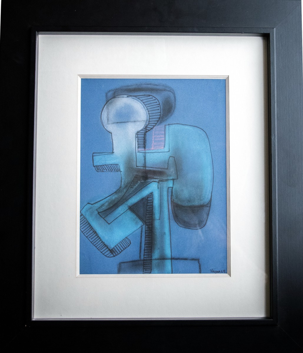 Tableau abstrait, Ladislas Kijno, Nouvelle école de Paris-photo-2