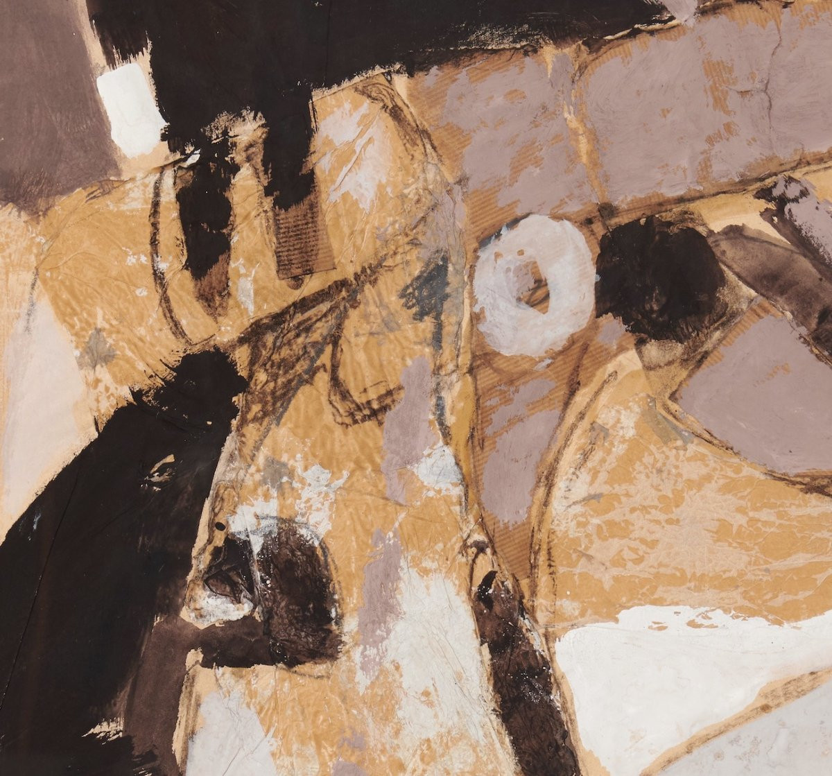 "composition" , Abstract Painting, Albert Bitran -photo-1