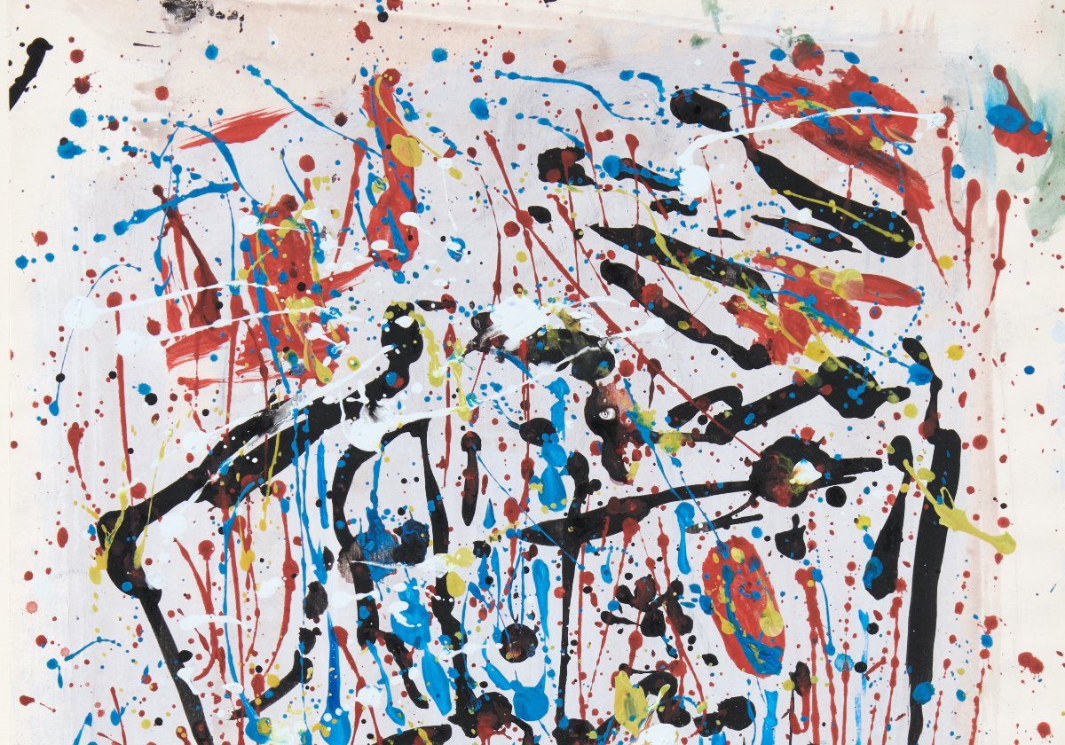 Zhang Hua - Abstract Composition - Ink And Dripping-photo-2