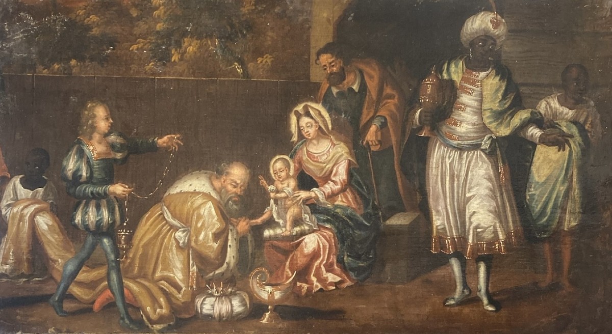 L' Adoration des Mages.  XVIIè siècle