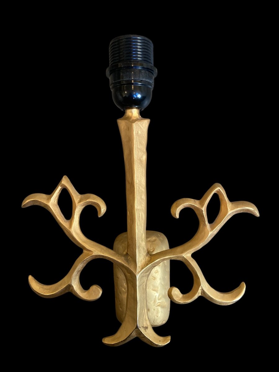Pair Of Gilt Bronze Wall Lights-photo-4