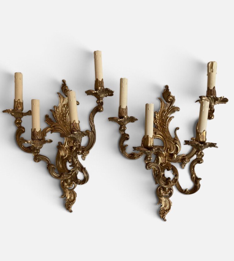 Louis XV-style Wall Sconces