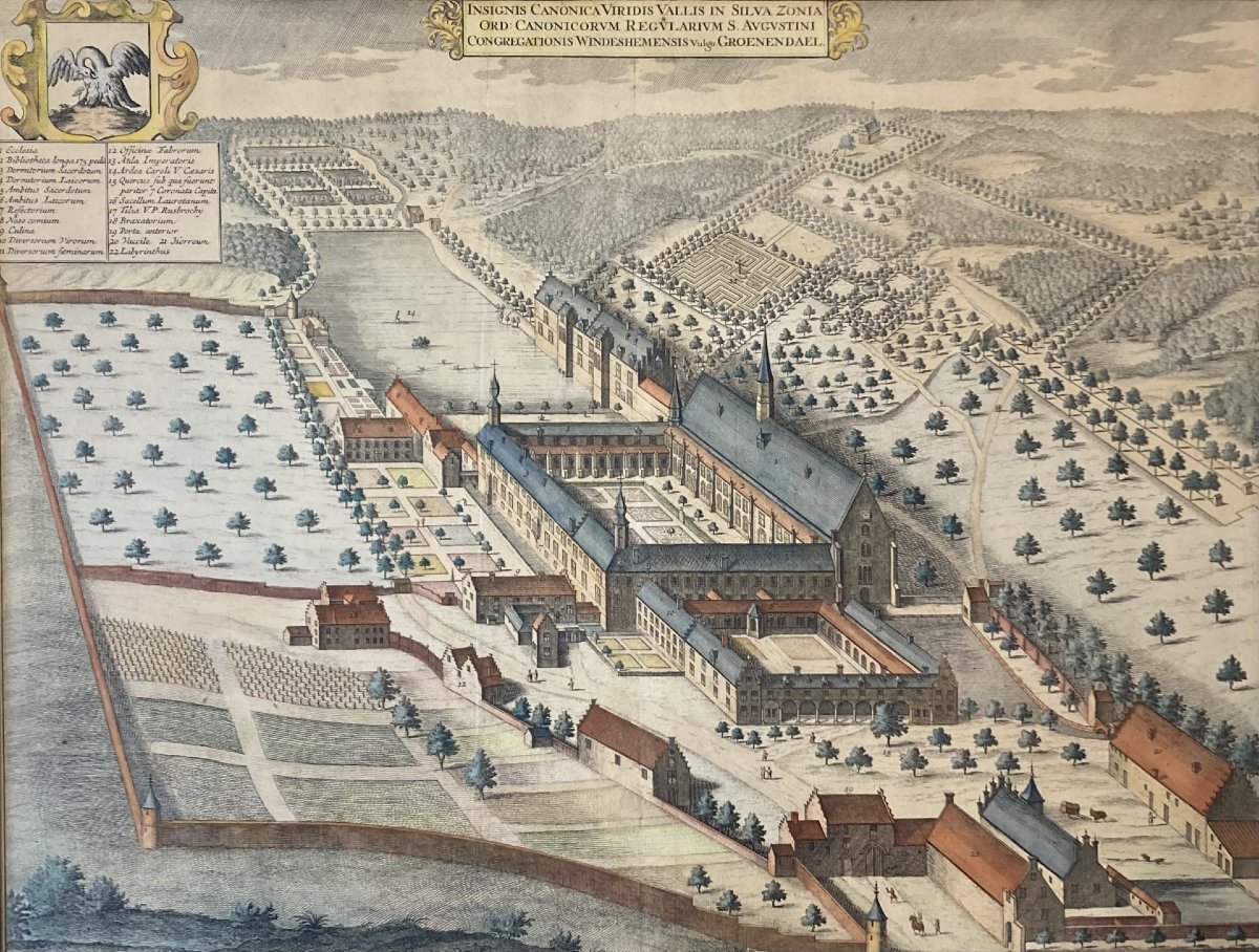 Vue d'optique XVIIIè siècle