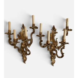 Appliques de style Louis XV